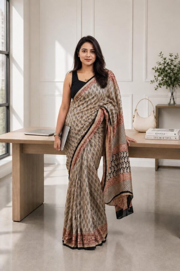 Handloom Chanderi Saree