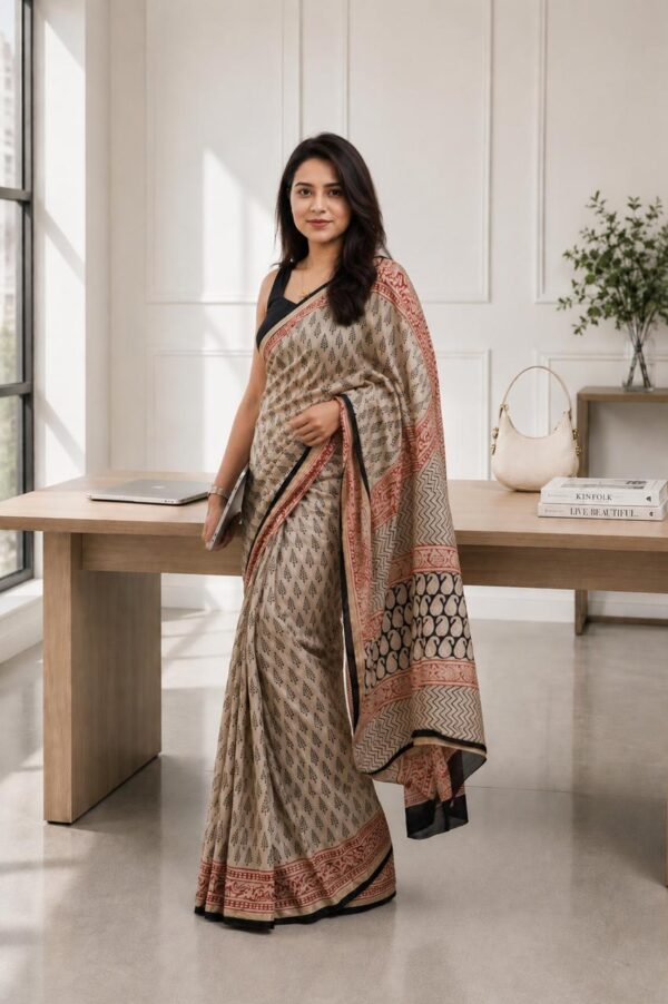 Handloom Chanderi Saree