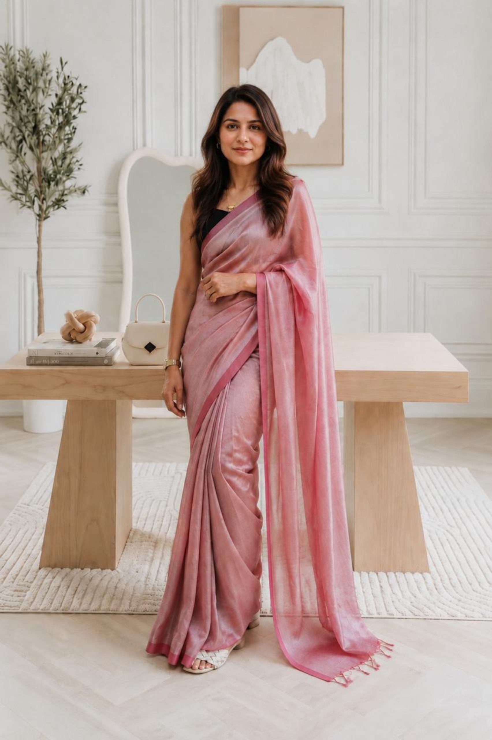 Pure Handloom Mangalagiri Saree