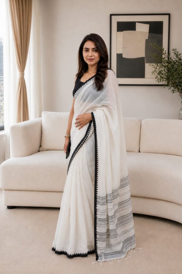 Calcutta Handloom Cotton Saree