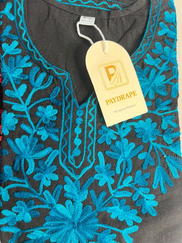 The first move Kurti (classic black-blue)